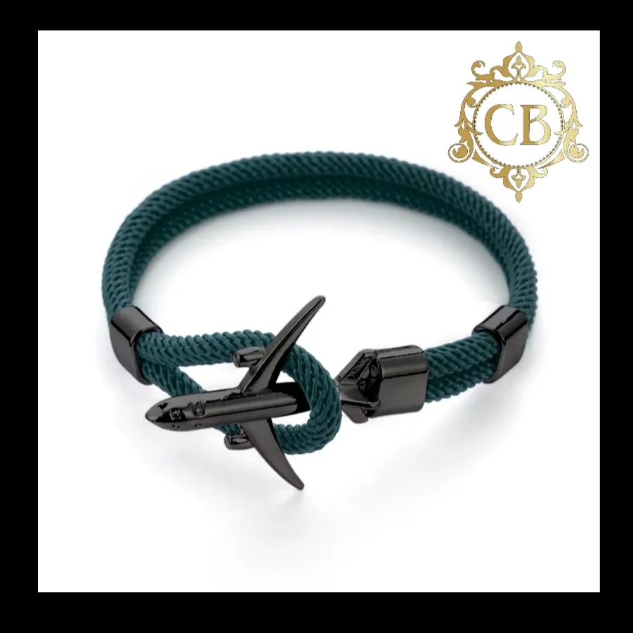 Airplane D.Green Bracelet