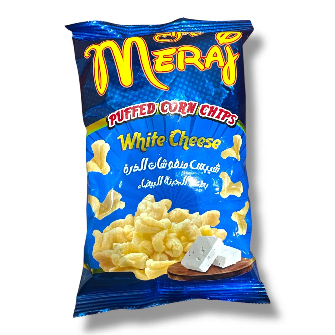 Meraj puffed conr chips white cheese