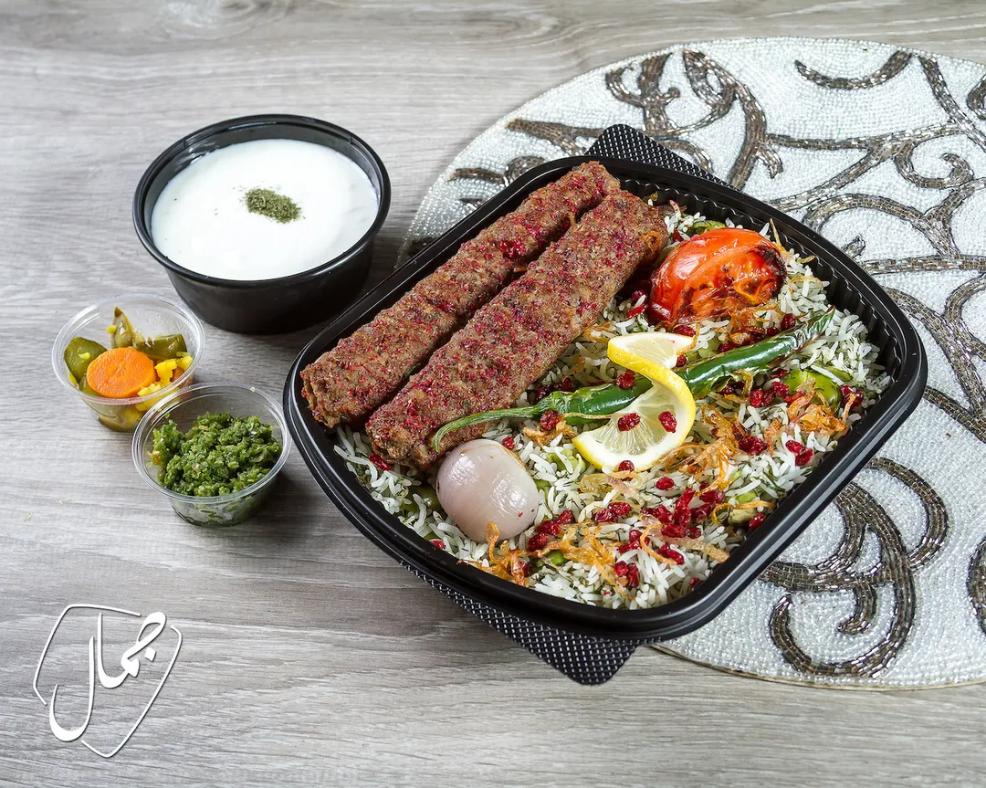Dill Rice With Kabab