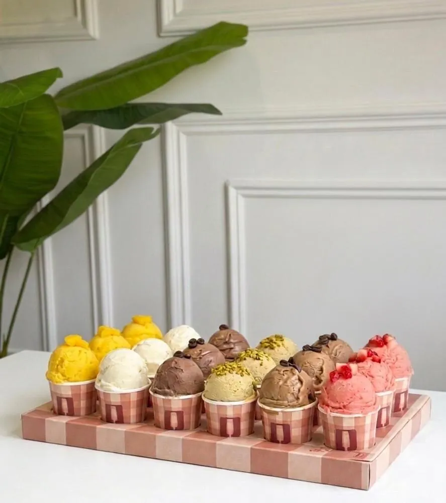 Gelato Scoop mix 18pcs