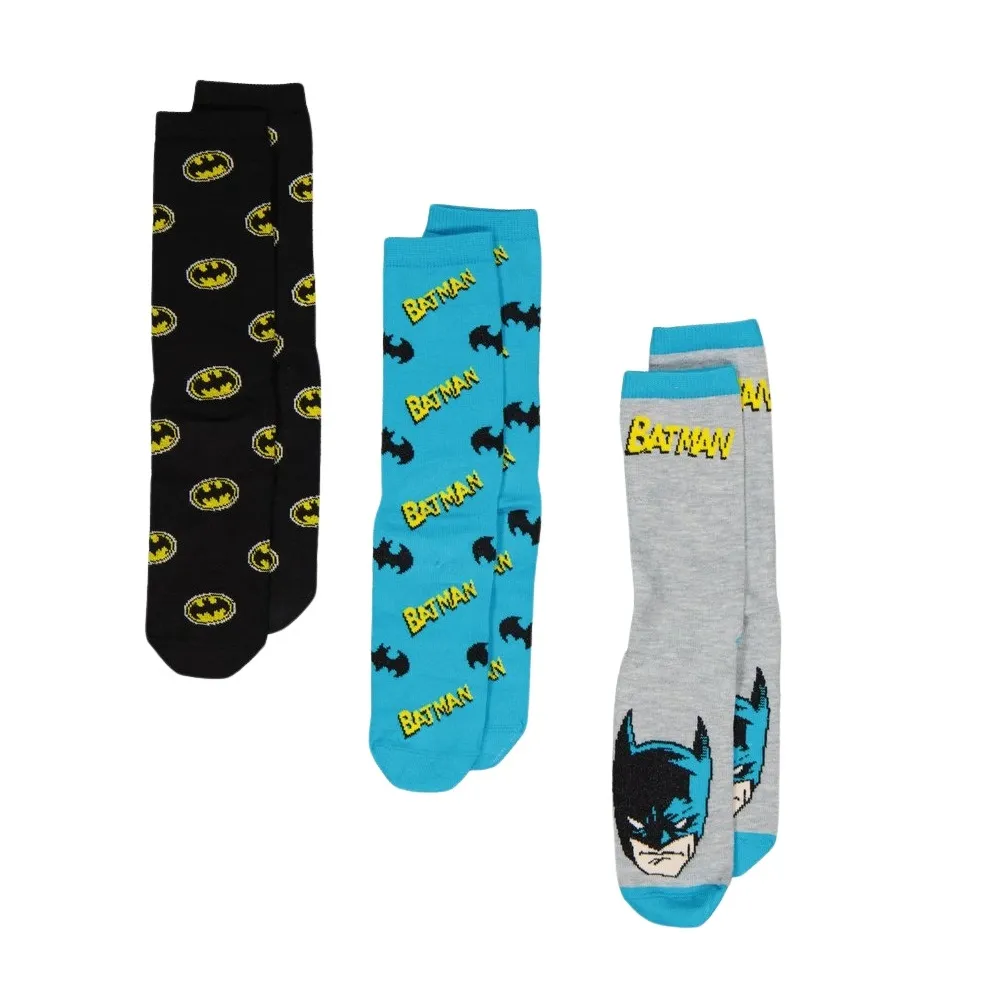 Batman Kids Long Socks - 3 PCS