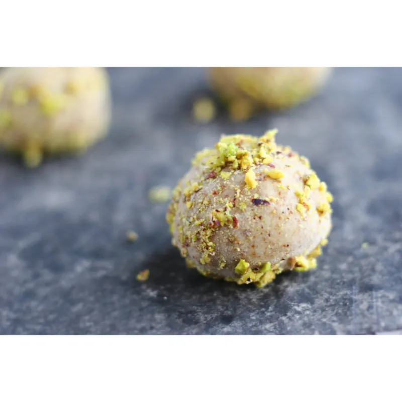 Keto Halawa Pistachio Balls