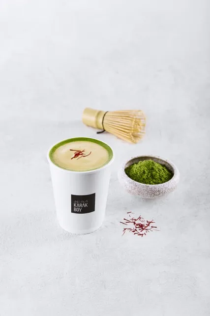 Saffron matcha