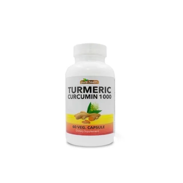 كركم ١٠٠٠ ملغم، ٦٠ كبسولة pure health