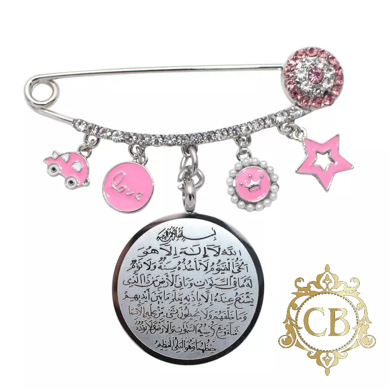 Pink Alkursy Brooch