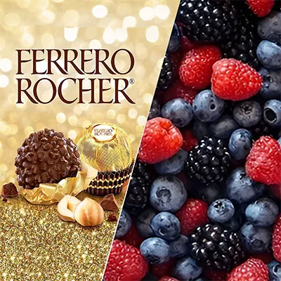 Ferrero Rocher & Mixed Berries (Pancake)