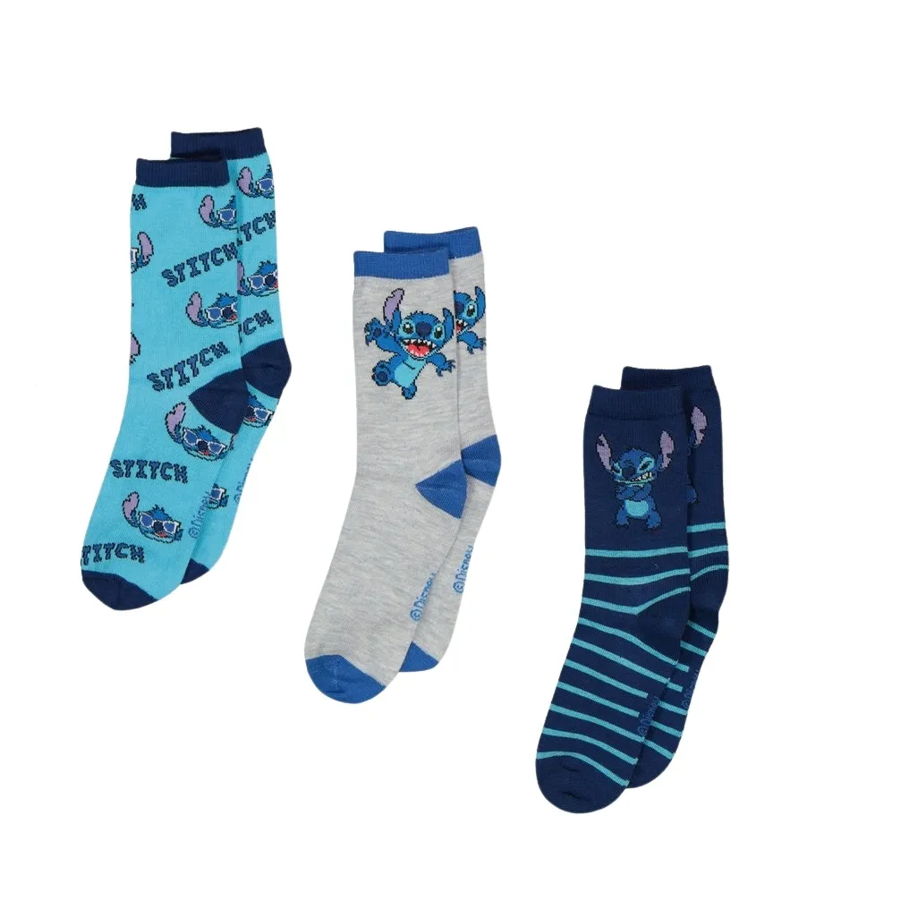 Stitch Kids Long Socks - 3 PCS