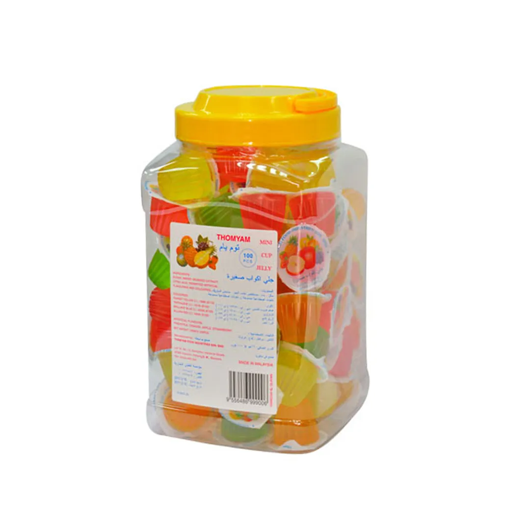 Thomyam Jelly Cup Fruit Flavor 100 Pieces