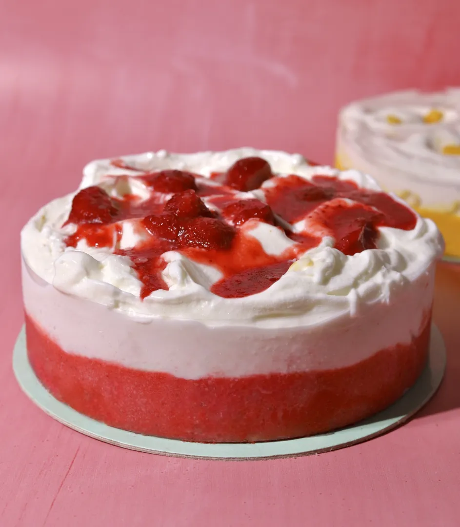 Strawberry Gelato Cake