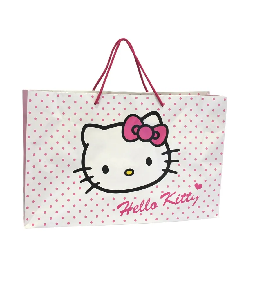 Hello Kitty Paper Shopping Bag - 2 Sizes Available