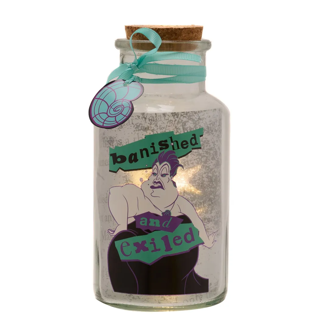 Disney Ursula Light Up Lantern Jar