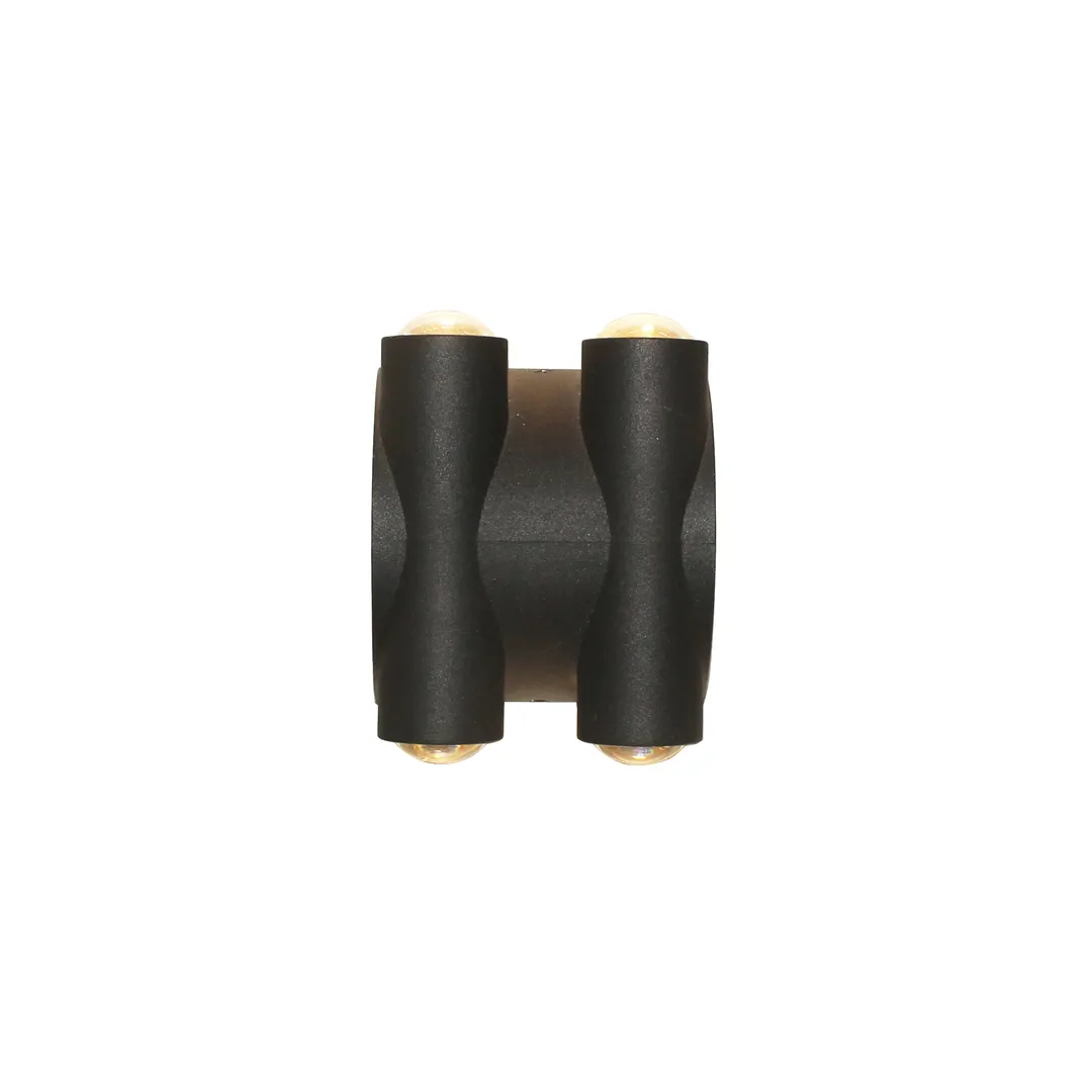 CLEVER Led Wall Lamp BLACK 85x40x80mm