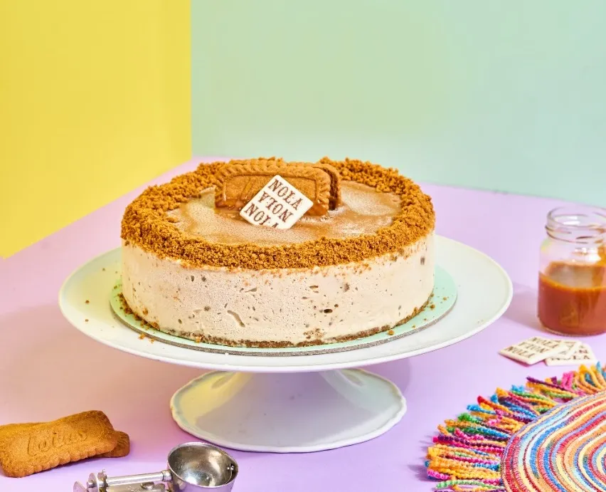 Lotus Gelato Cake