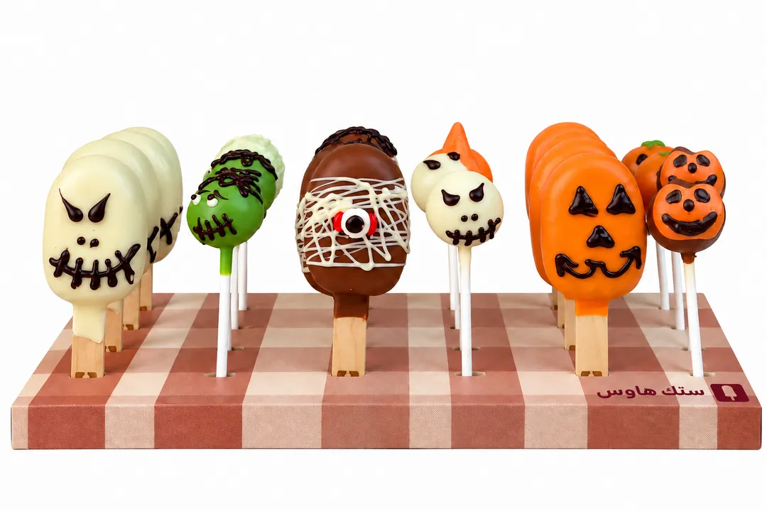 Mix Lollipop & Stick Brownies Cake HORROR DAY