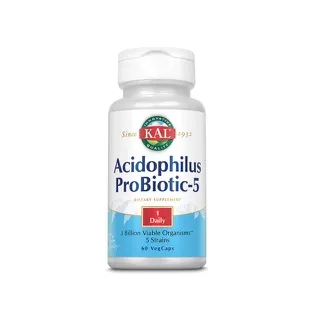 KAL acidophilus Probiotic-5 ,60 VegCaps