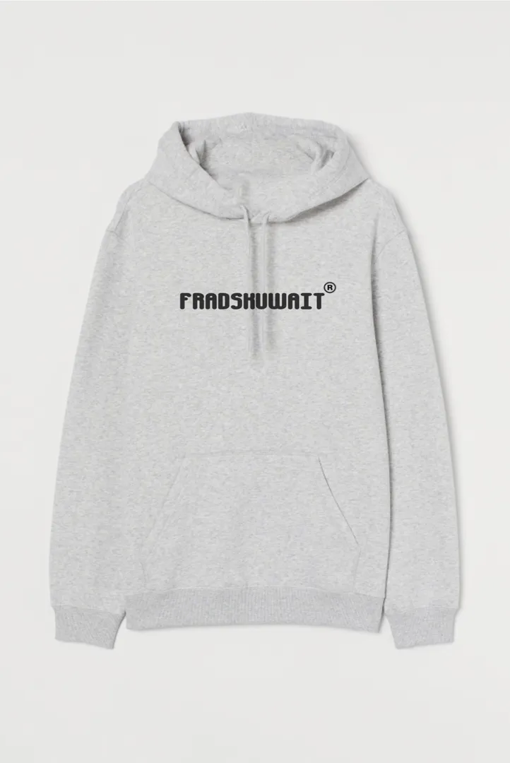 grey hoodie
