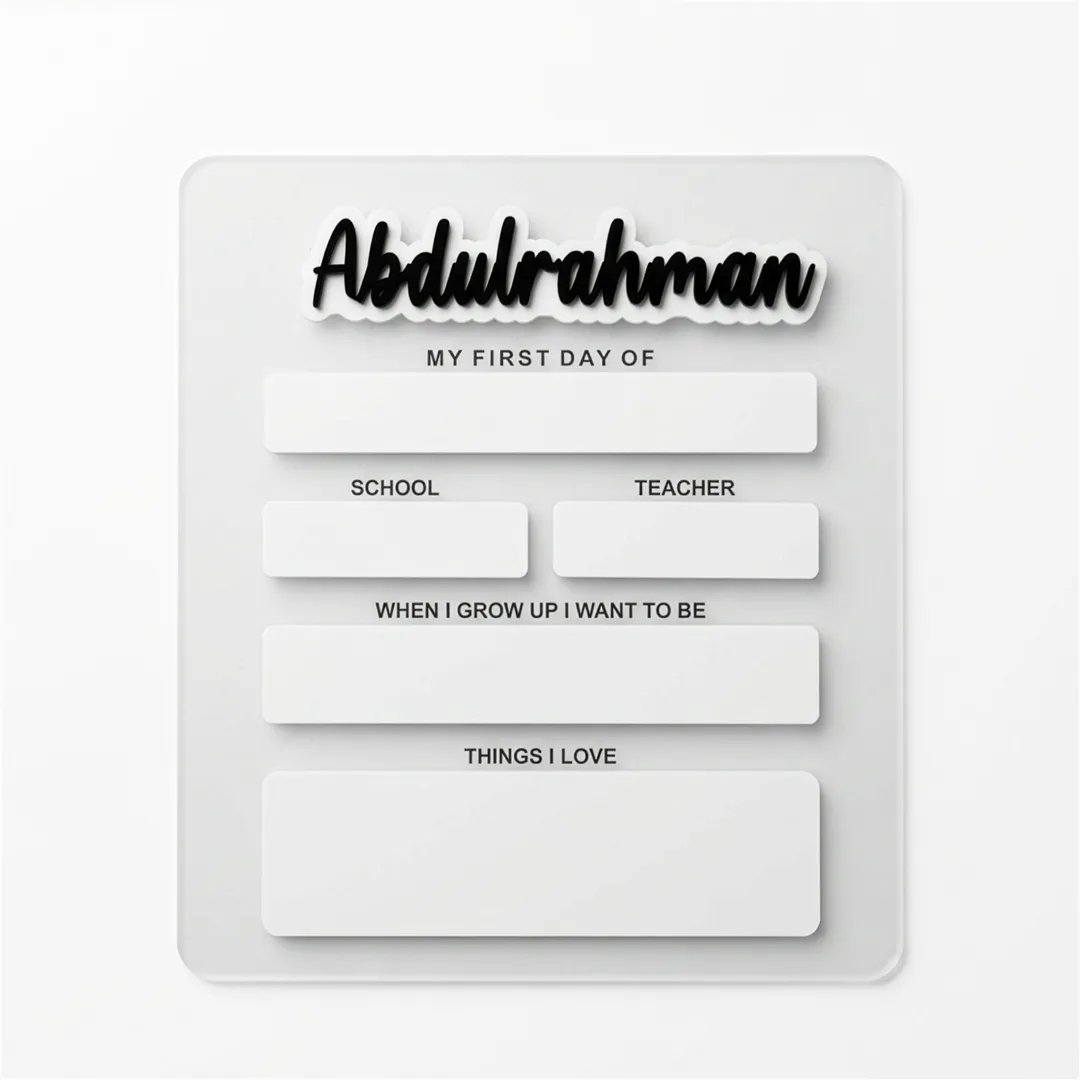 Interchangeable Milestone Board