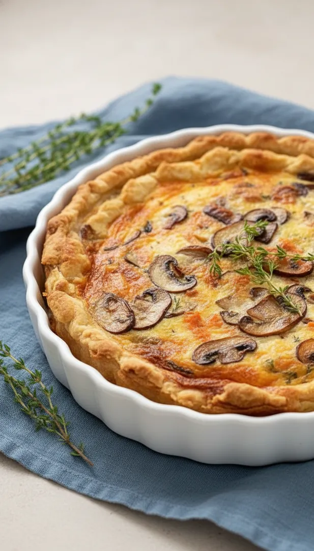Mushroom Quiche