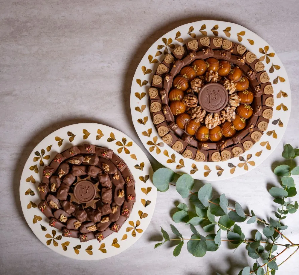 Luster Chocolate Plate