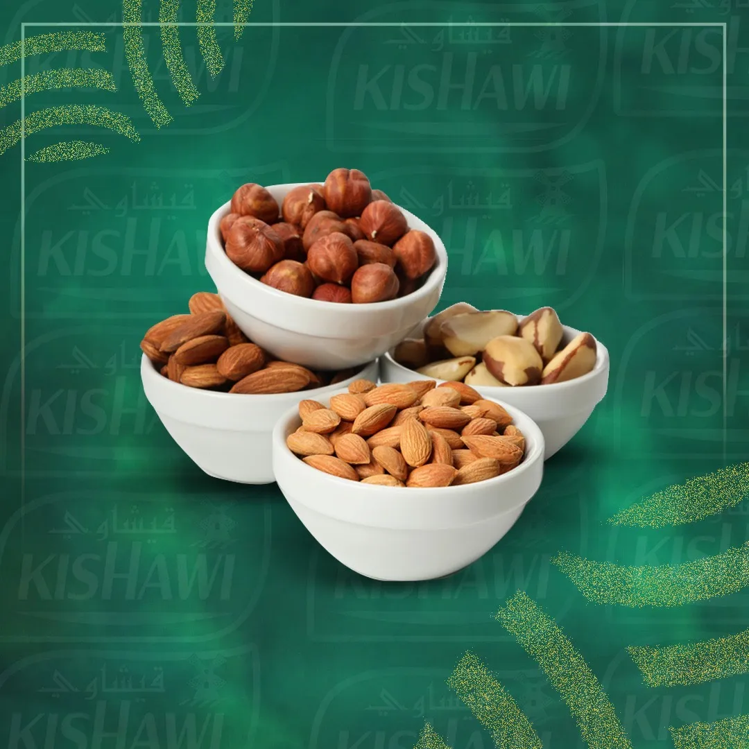 مكسرات محمصة