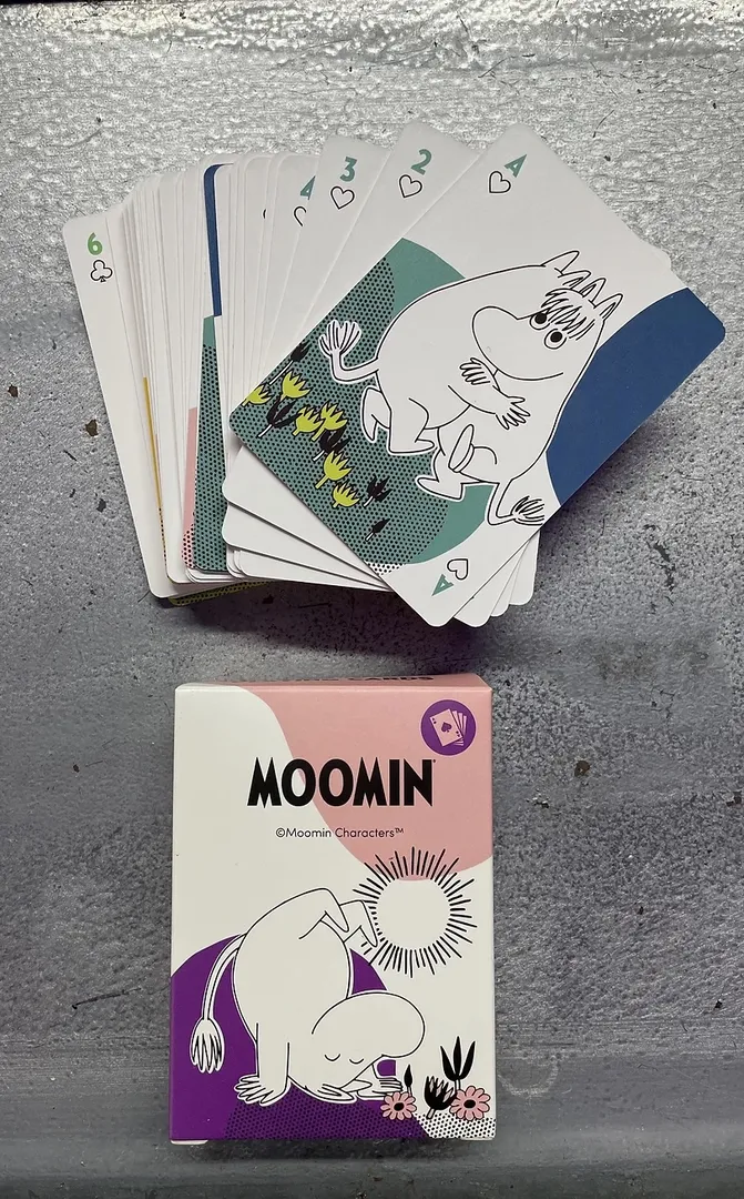 Moomin playing cards
