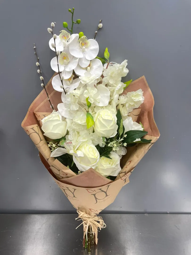 White Artificial Bouquet