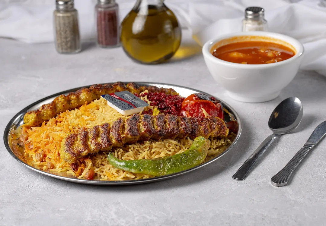 Chelow Kabab Morgh