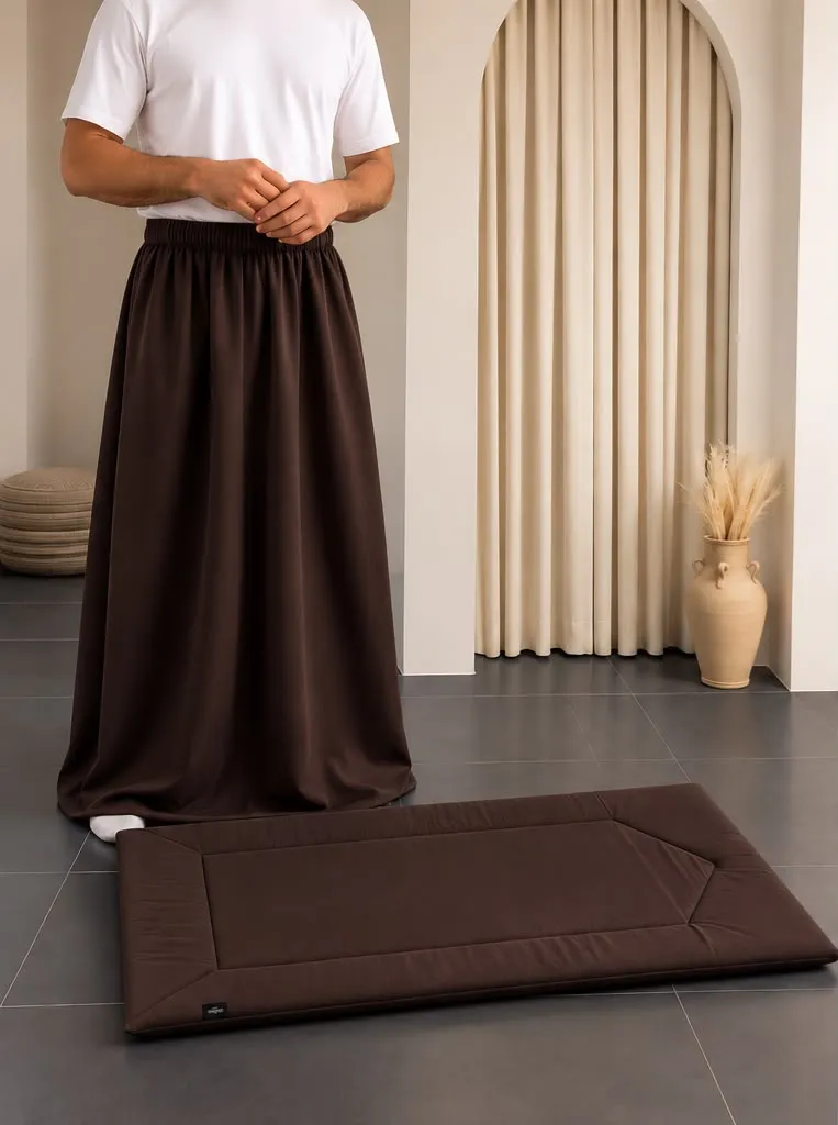 Brown Turkish Rayoun Men’s Wizar with Sojada