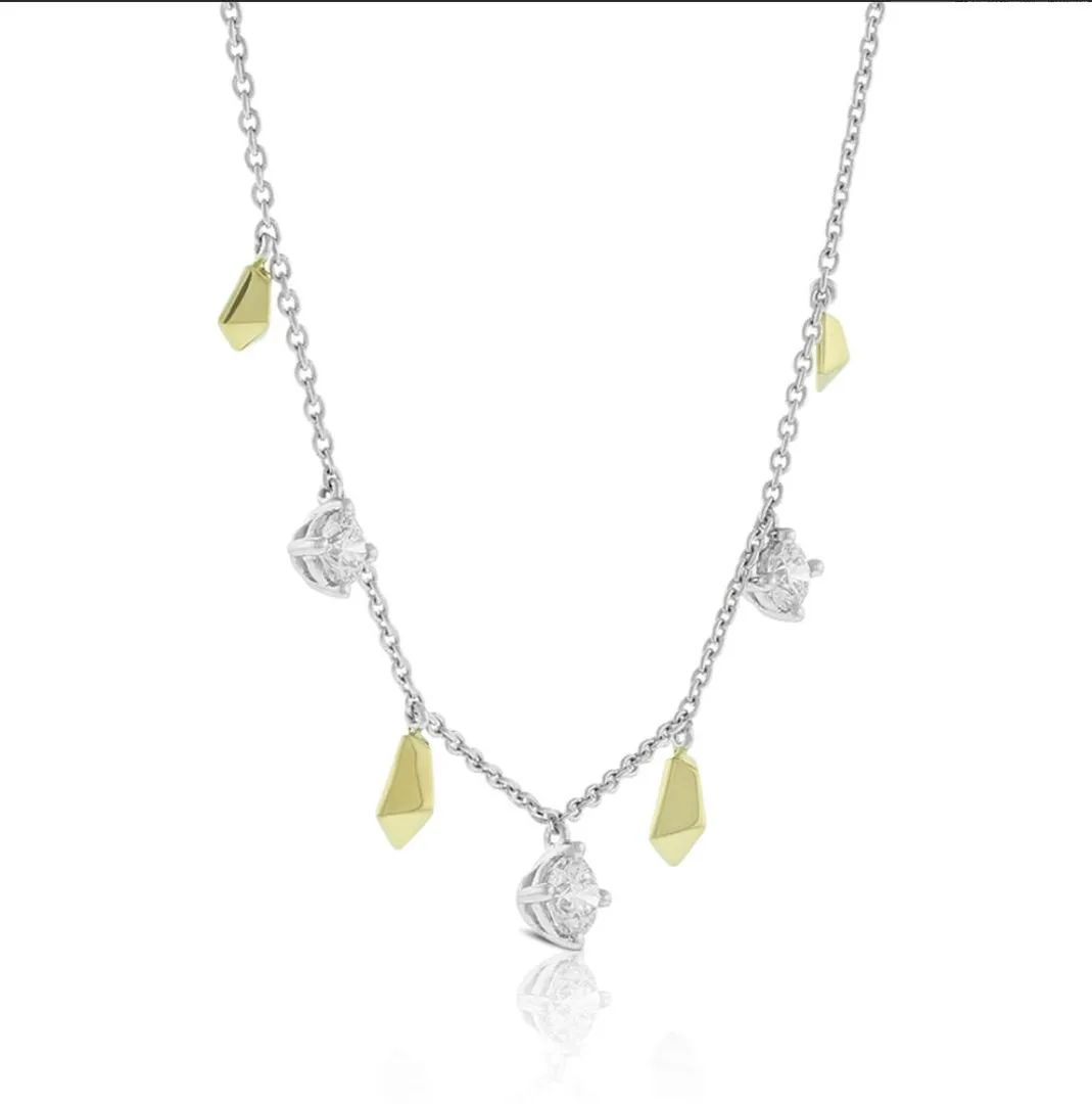 Jade Trau For Signature Forevermark Diamond Station Necklace 18K