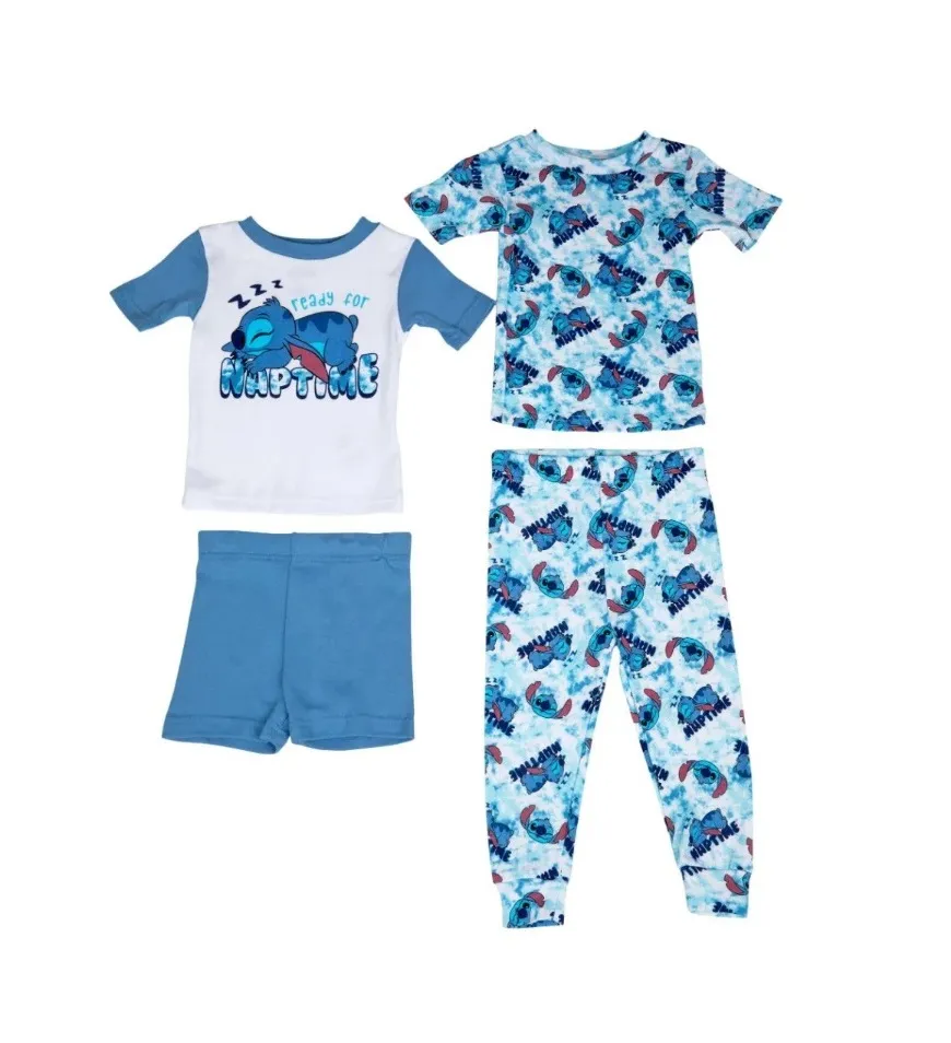 Stitch 4 PCS Kids Pajama Set