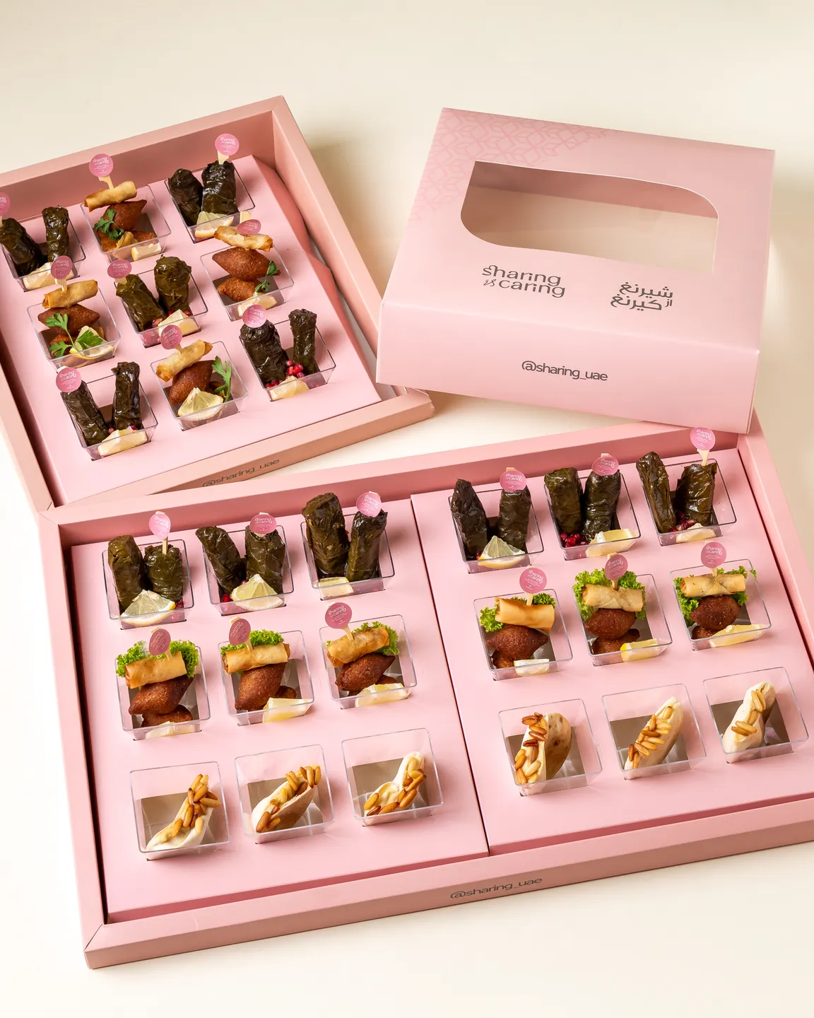 Sharing Appetizers boxes
