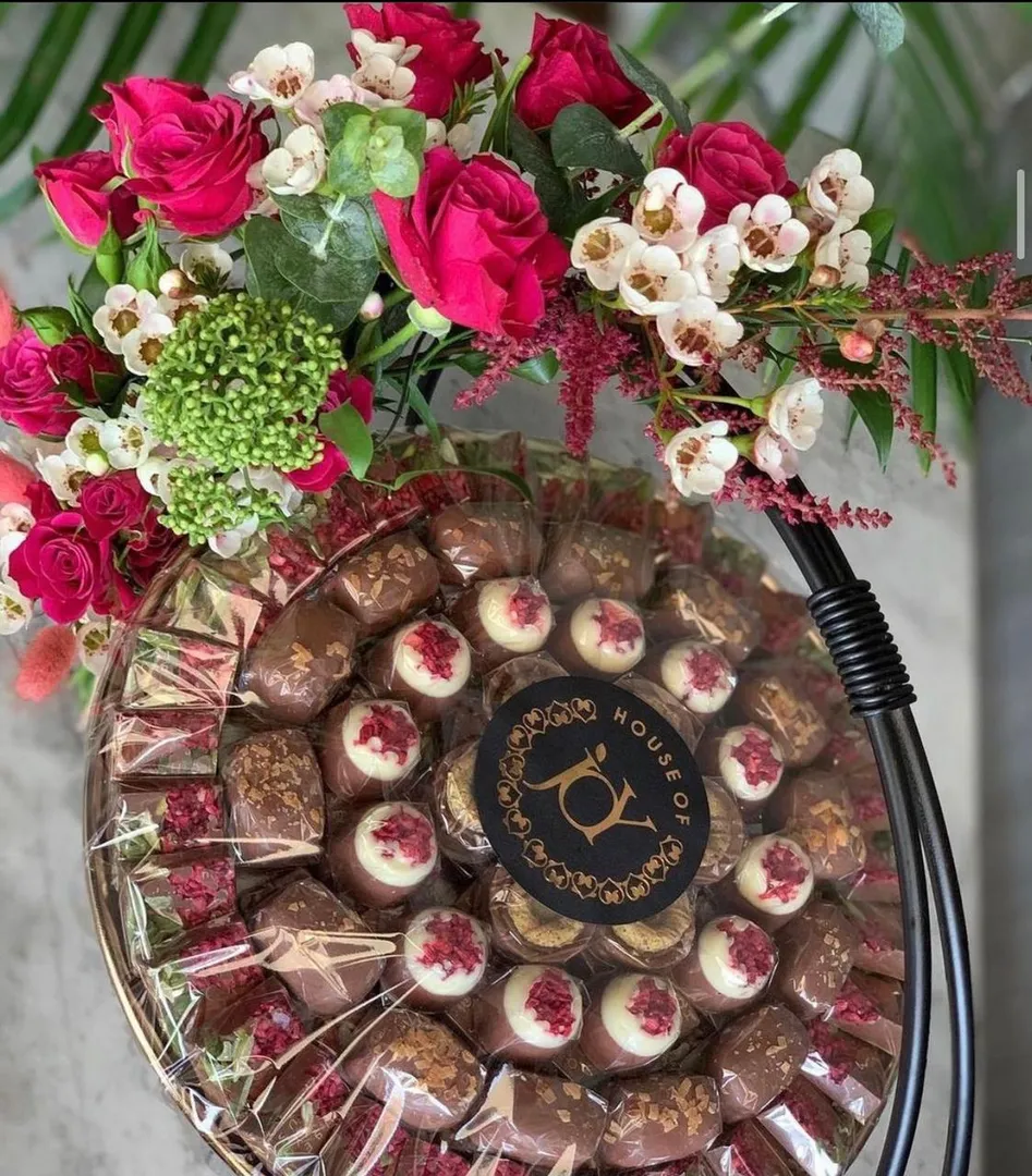Bronze Bowl- Red Roses