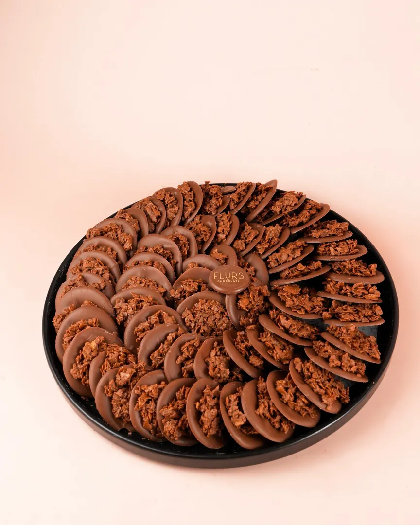 Crunchie cookies tray|