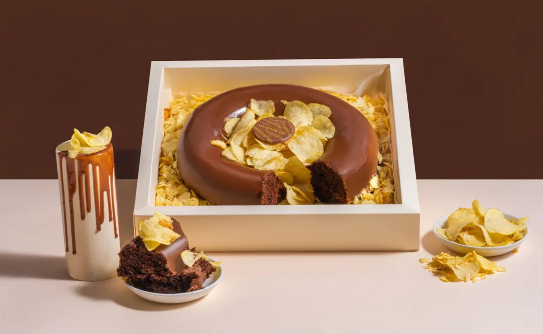 Salted Chips Cake