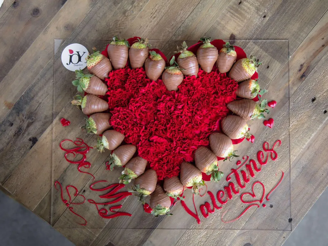 Heart with carnation