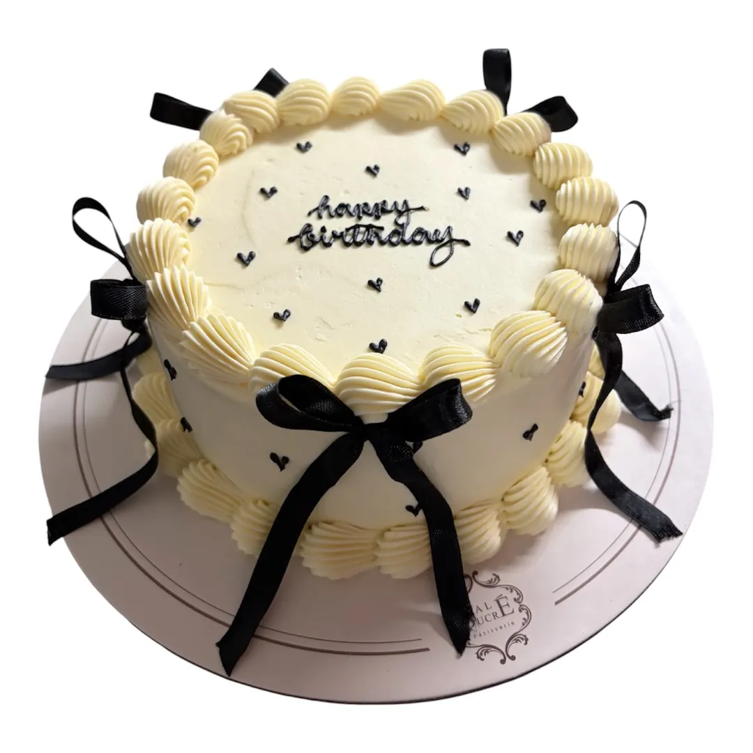 Ribbon Birthday Cake