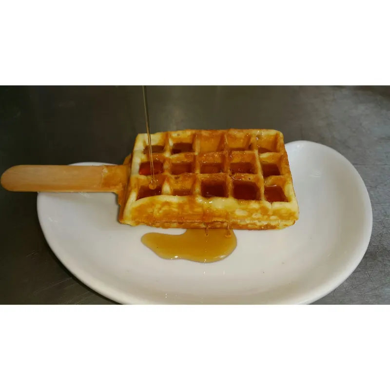Belgian Waffle with Honey