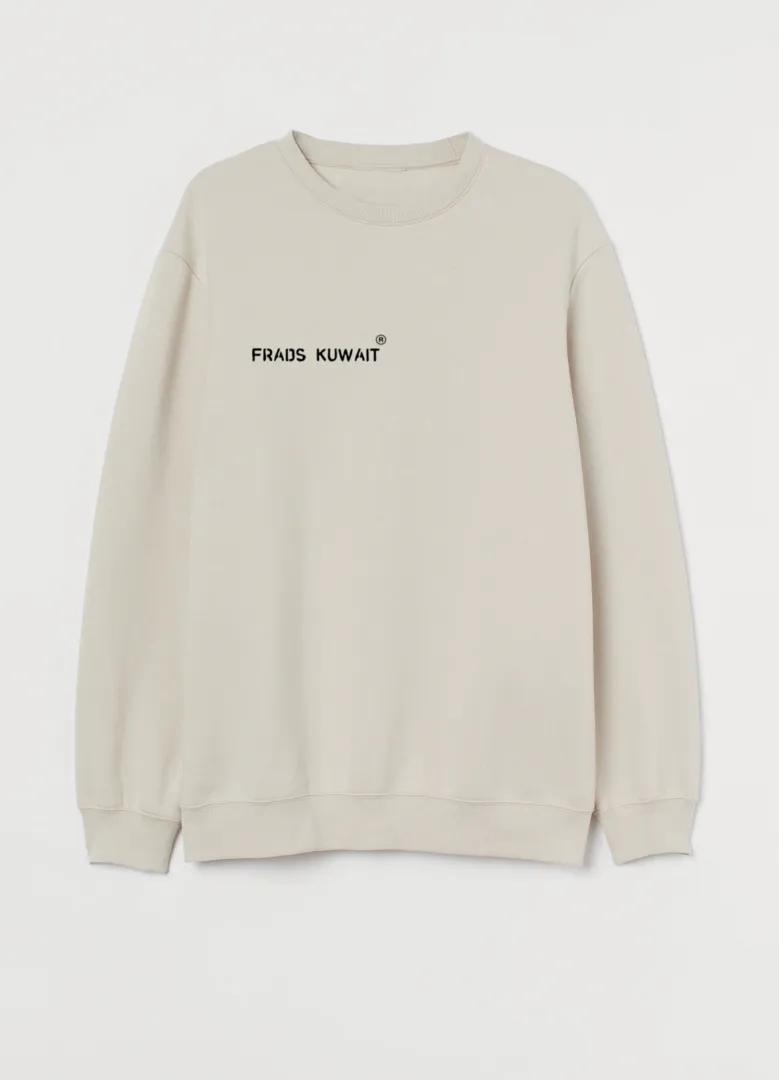 off white - beige sweatshirt