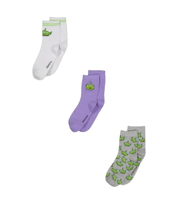 Toy Story 3 Pair Of Socks - Alien