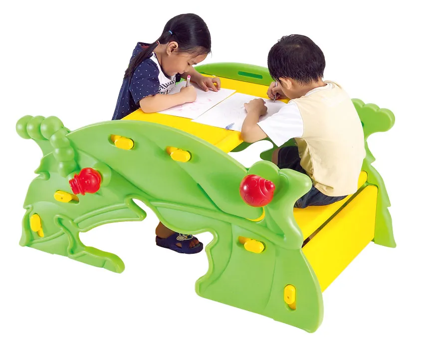 Dolphin seesaw & leaf table