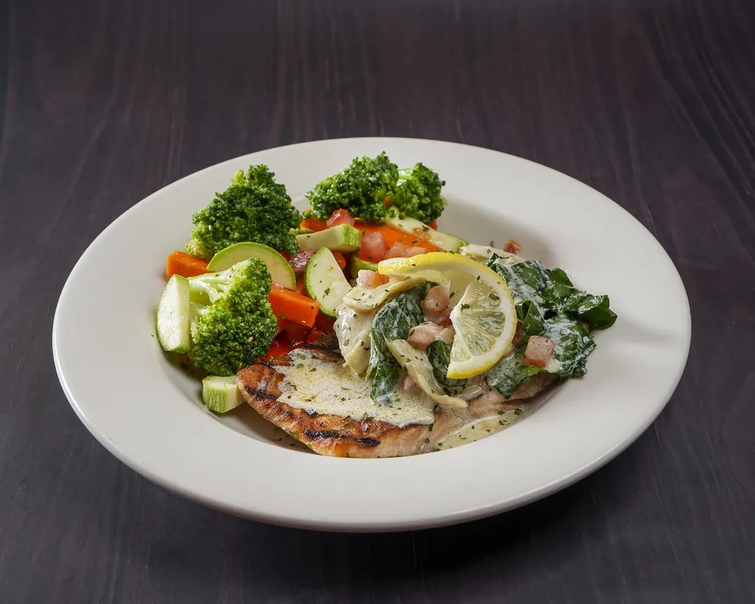 LEMON PEPPER SALMON.