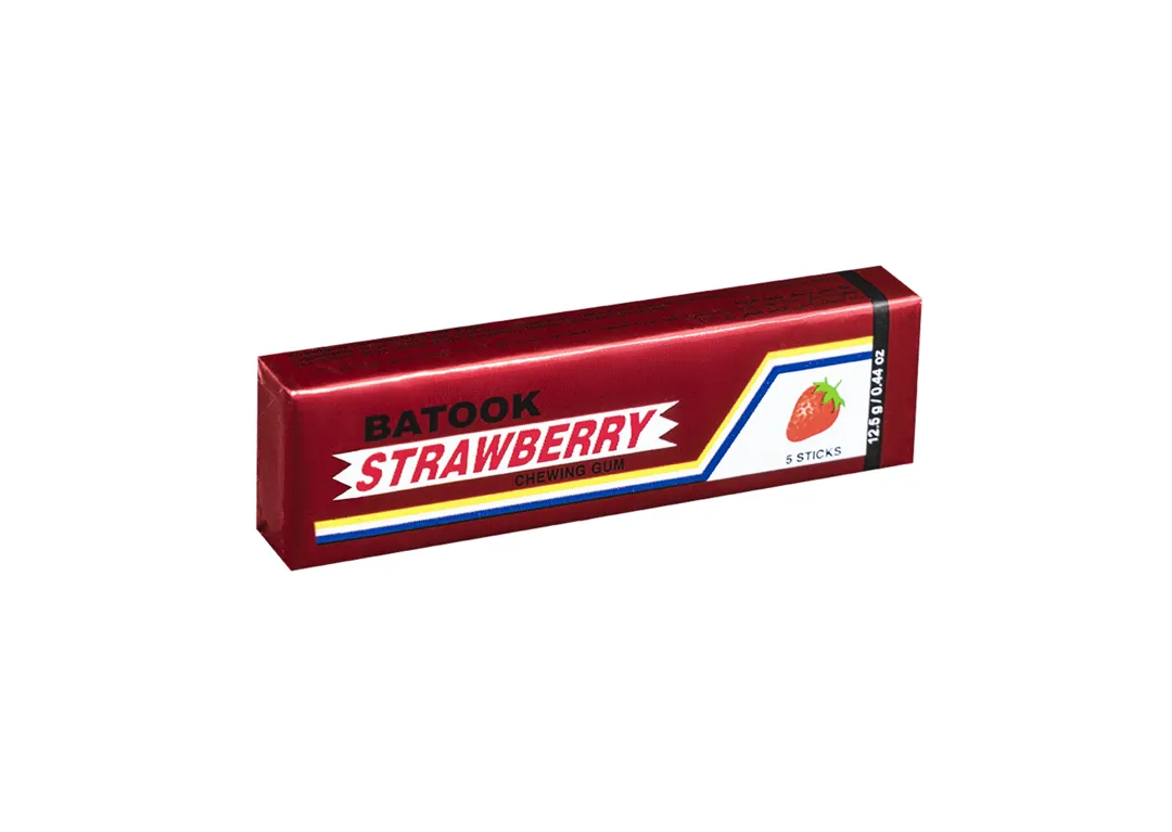 Batook Strawberry Flavor Chewing Gum 20 Pieces