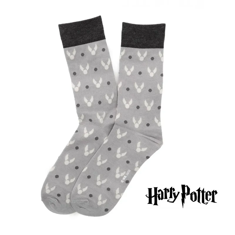 Harry Potter Snitch Gray Socks