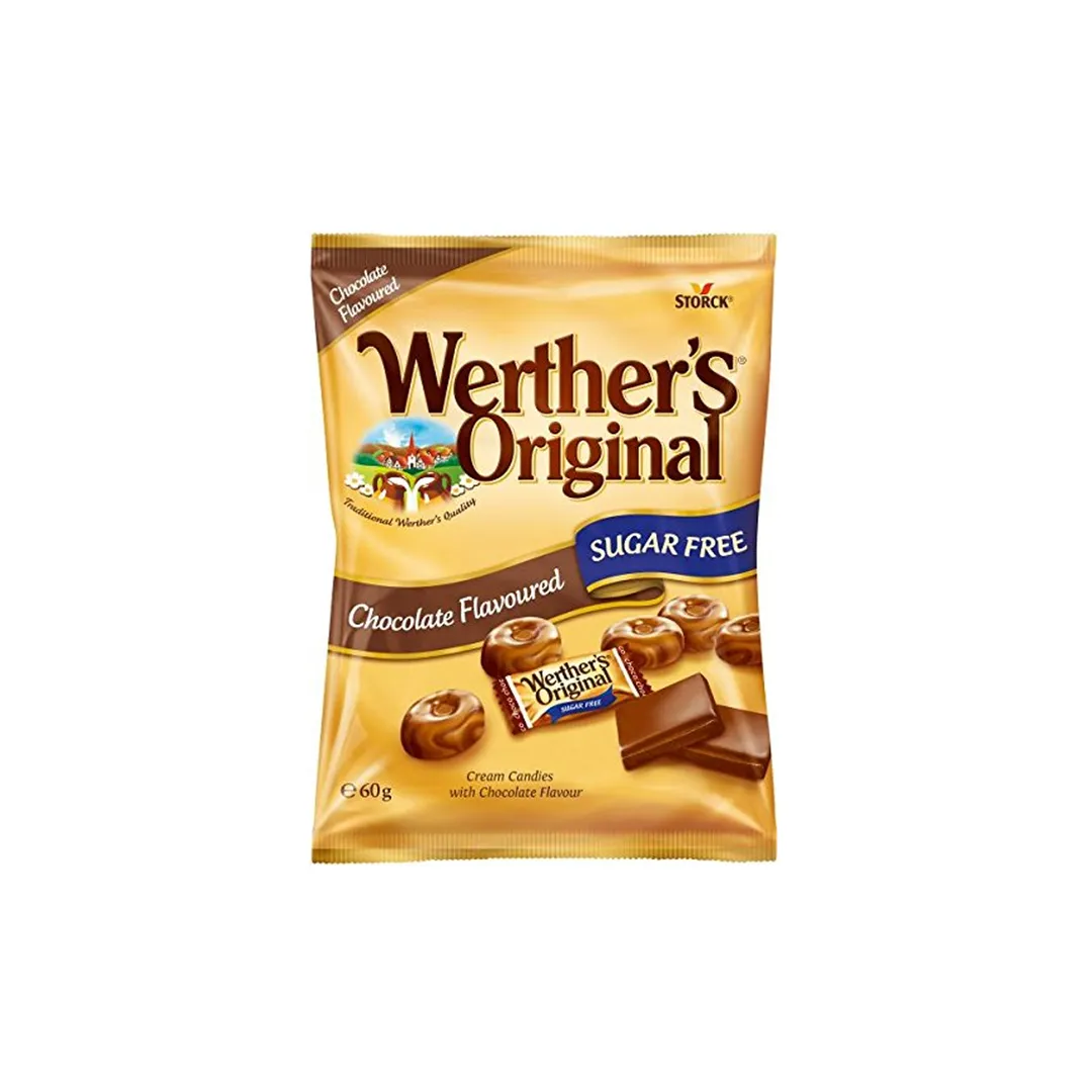 Storck Werther's Orignal Chocolate Candies Suger Free 60g