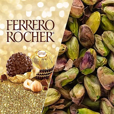 Ferrero Rocher & Pistachio (Waffle)