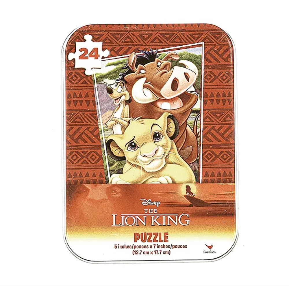 Disney The Lion King Puzzle In A Tin Box - 24 PCS