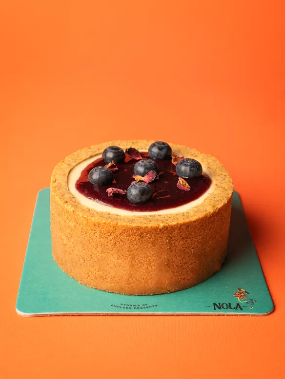 Small Blueberry cheesecake