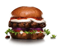 ITALIAN BRUSCHETTA ANGUS THICKBURGER SANDWICH