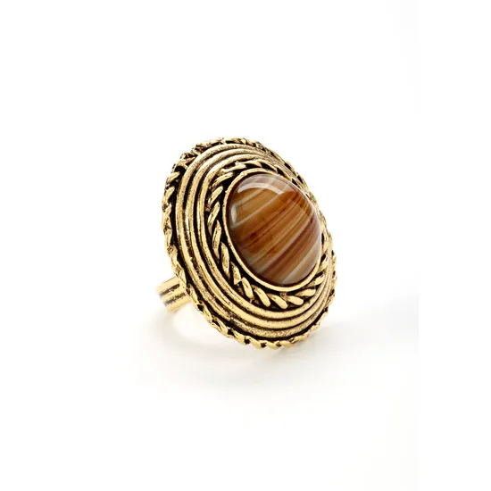 Yochi NY - Stone Cocktail Ring