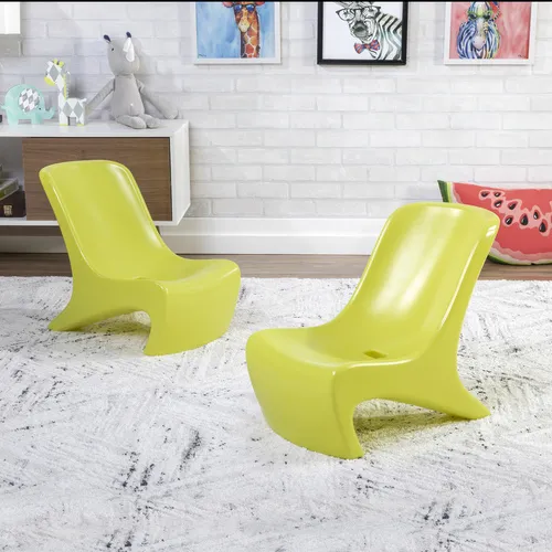 JUNIOR CHIC 2-PIECE CHAIR SET™-LIME